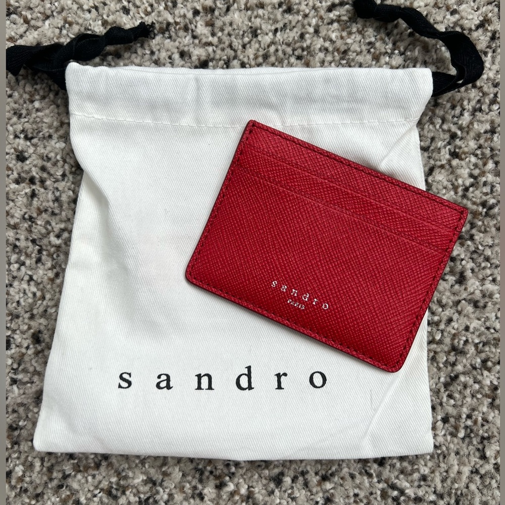 Sandro Red Card Holder